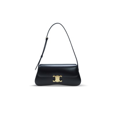 CELINE MEDIUM TEEN CELINE LOLA IN SHINY CALFSKIN 115533BF4.38V7 (28*12*5cm)